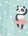  Pijama cu fermoar Panda