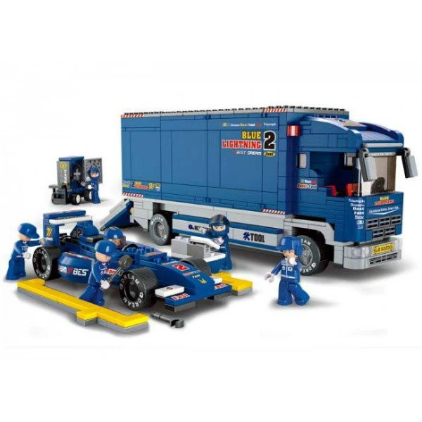 Constructor Sluban Formula F1 &quot;BLUE LIGHTNING&quot; Racing Truck