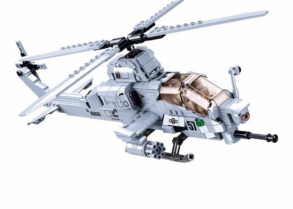 Constructor Sluban Model Bricks - Attack Helicopter