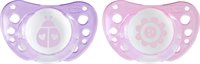 Пустышка Chicco Physio Air Pink силиконовая (0-6 мес.), 2 шт.