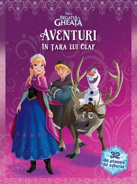 Regatul de Gheata. Aventuri in tara lui Oalf (32 de planse de colorat)