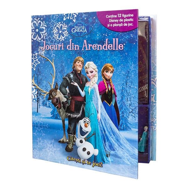 Jocuri din Arendelle. Citesti si te joci Disney (contine 12 figurine)