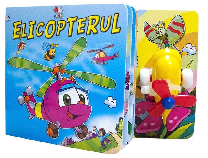 Elicopterul - Carte cu jucarie