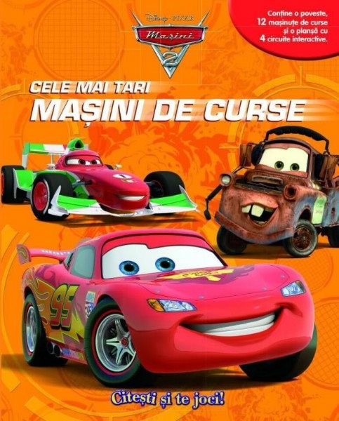 Cele mai tari masini de curse Disney - contine 12 figurine