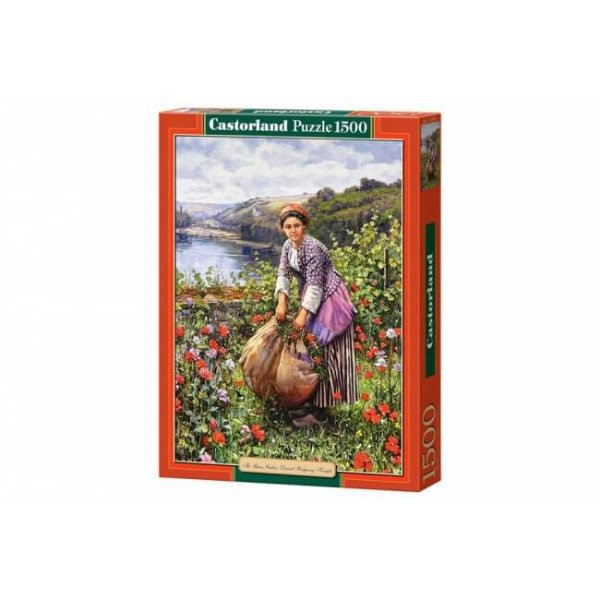 Пазл Касторланд The Grass Cutter, Daniel Ridgway Knight, 1500 эл.