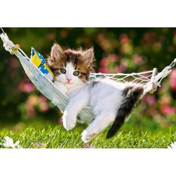 Пазл Касторланд Kitten on hammock, 260 эл.