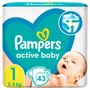 Scutece Pampers New Baby 1 (2-5 kg), 43 buc.