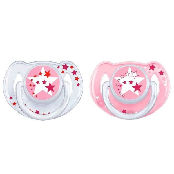 Пустышки Philips AVENT &quot;Ночные&quot; (6-18 мес.), 2 шт.