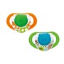 Пустышка с кольцом Chicco Physio Compact латексная Luminiscenta (12+ мес.), 2 шт.