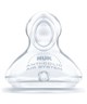 Tetina NUK First Choice din silicon, flux pentru lapte (6-18 luni)
