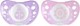 Suzete din silicon Chicco Physio Air Pink (0-6 luni), 2 buc.