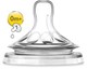 Tetina Philips AVENT Natural, 2 buc., flux pentru nou-nascuti (0+ luni)