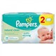 Servetele umede Pampers Natural Clean, 2x64 buc.