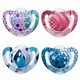 Пустышка NUK Genius Color из силикона (0-6 мес.)