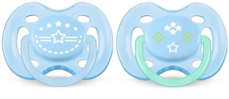 Пустышки ортодонтические Philips AVENT Freeflow (0-6 мес.), 2 шт.