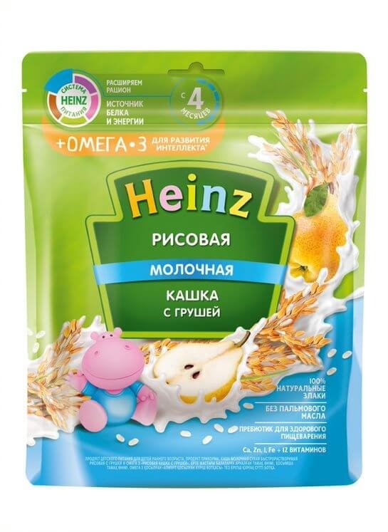 Terci Heinz de orez cu pere si Omega 3 (4+ luni), 200 g