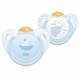 Пустышка NUK Baby Blue из латекса в коробке (0-6 мес.)