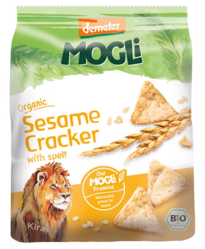 Хрустящие крекеры Bio MOGLI с кунжутом, 80 г