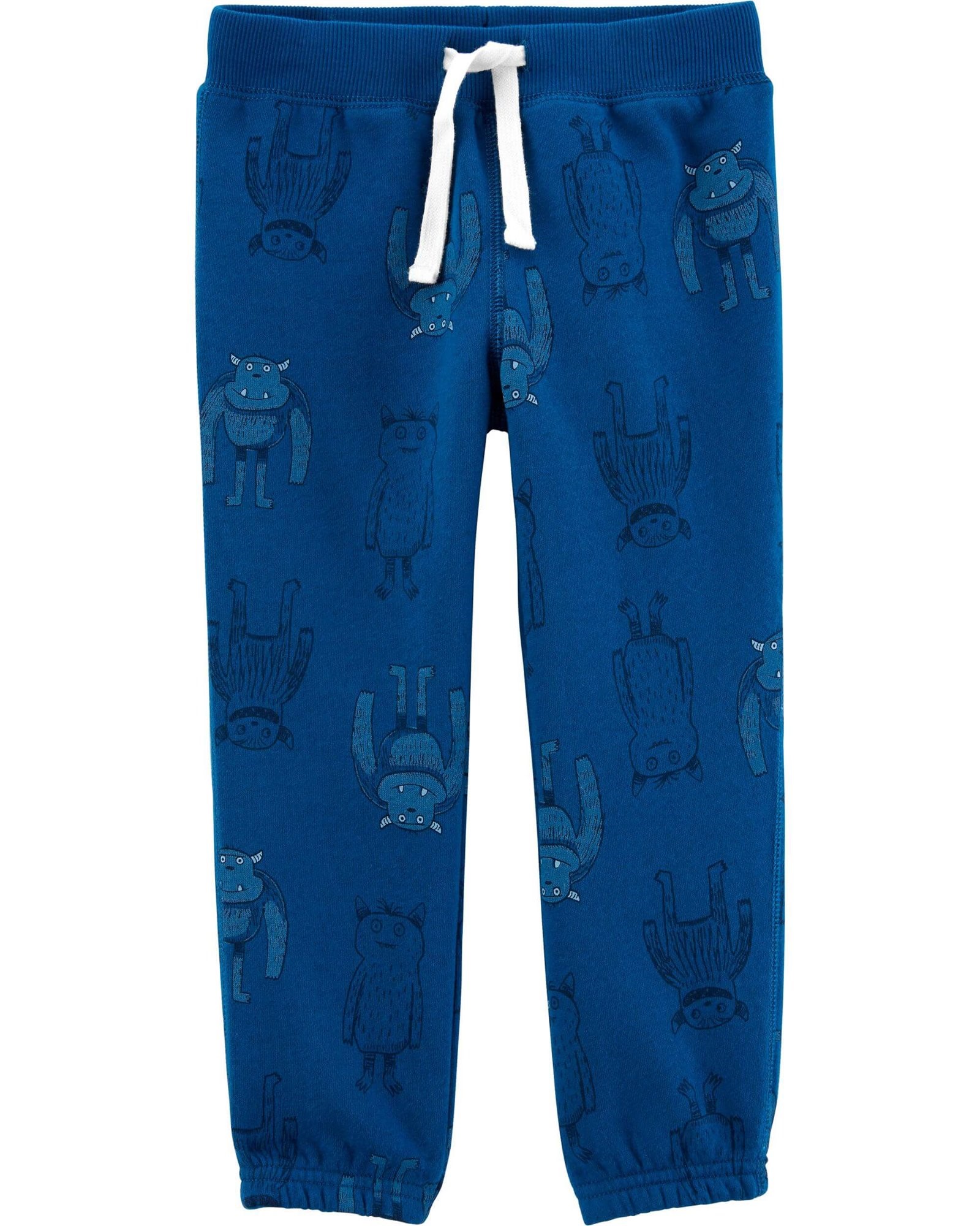 Carter's Pantaloni albastri fleece Monstruleti
