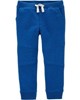 Carter's Pantaloni albastri cu snur in talie