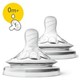 Tetina Philips AVENT Natural, 2 buc., flux pentru nou-nascuti (0+ luni)