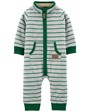 Carter's Salopeta fleece cu dungi