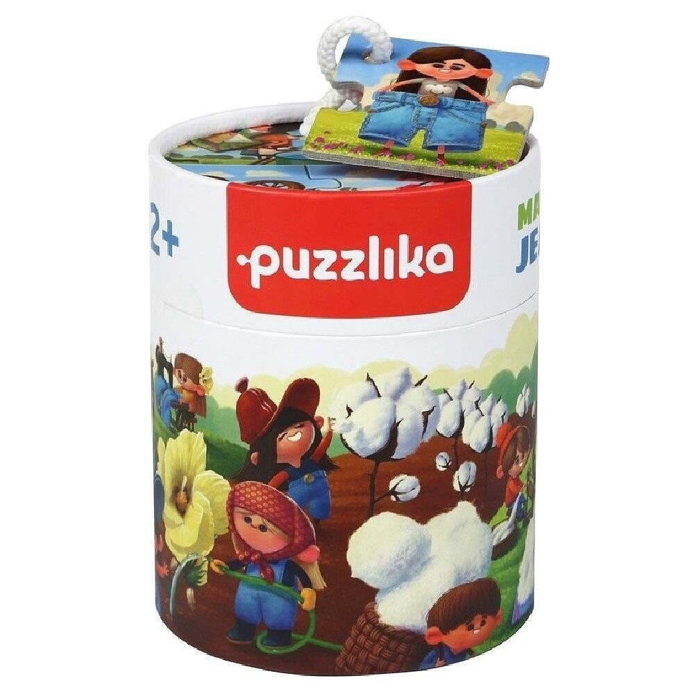 Puzzle educativ Puzzlika "Making Jeans"
