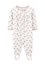 Carter's Pijama alba cu Flori