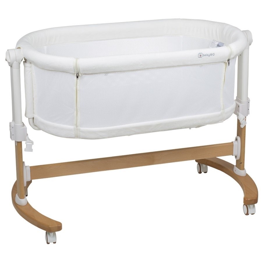 Кроватка Co-sleeper 2 в 1 BabyGo Amila Creme