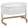 Кроватка Co-sleeper 2 в 1 BabyGo Amila Creme