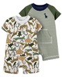 Carter's Set 2 piese Salopete Animale