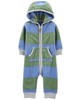 Carter's Salopeta fleece cu dungi