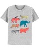 Carter's Tricou gri Animale