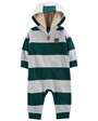 Carter's Salopeta fleece cu dungi