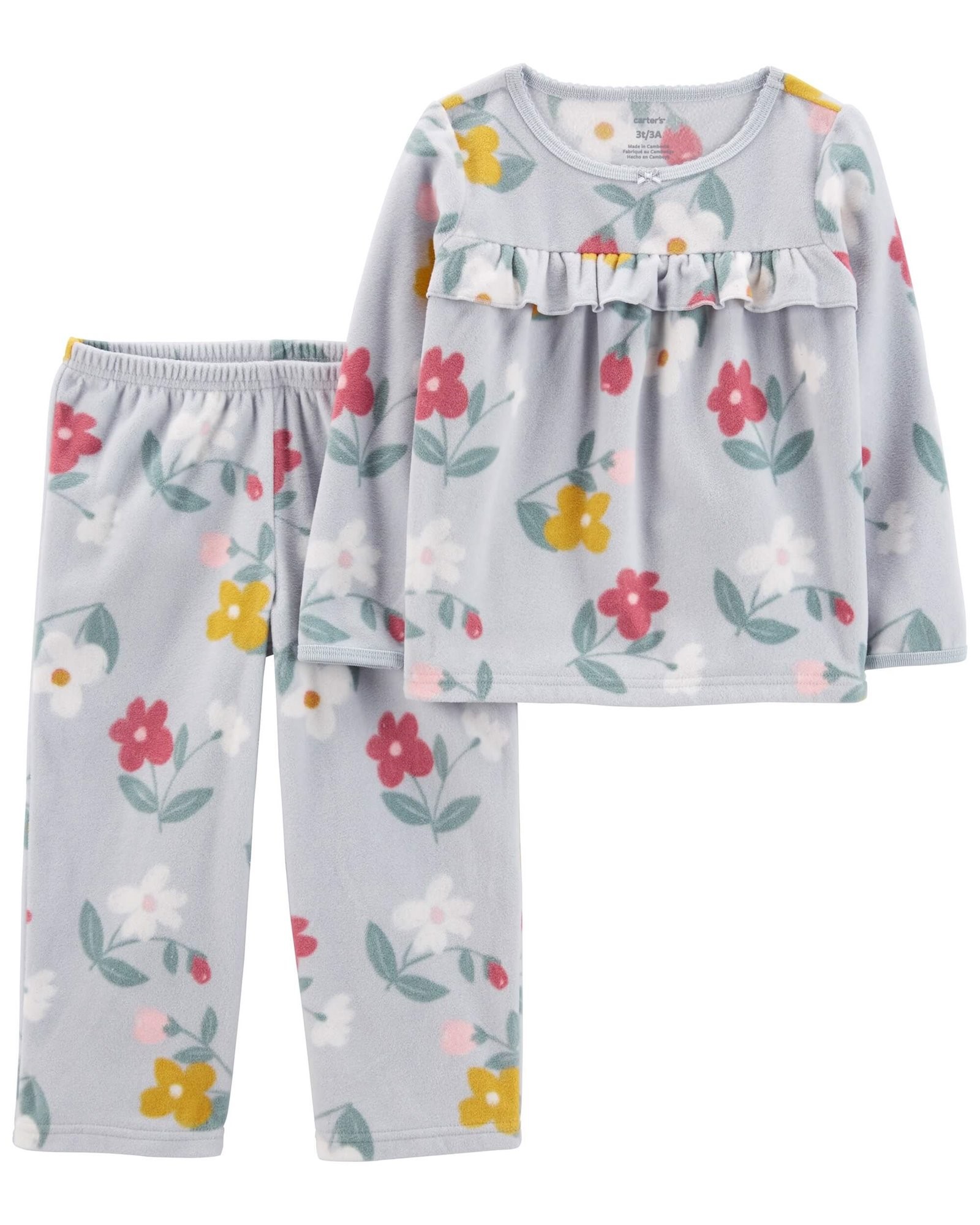 Carter's Пижама флисовая Цветы