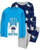 Carter's Set 2 pijamale Yeti