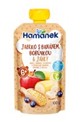 Piure Hamanek de mere, banane, afine si mei (6+ luni), 100 g