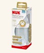 Biberon din sticla NUK Nature Sense cu tetina din silicon (0-6 luni), 240 ml