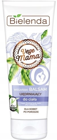 Веганский подтягивающий бальзам для тела после родов Bielenda Vege Mama, 200 мл