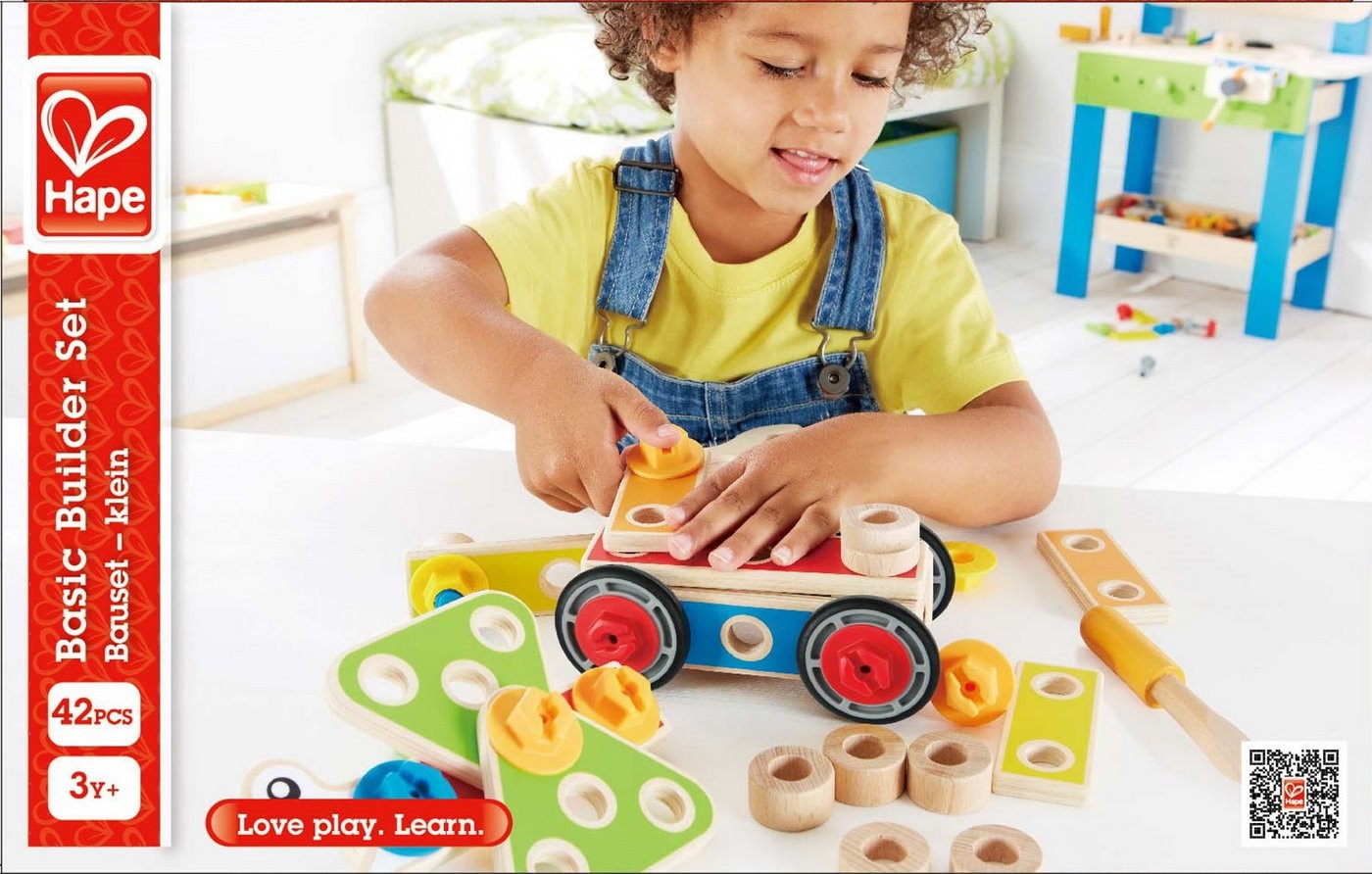 Constructor Hape Basic Builder Set, 42 piese