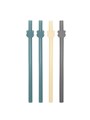 Set de 4 paie din silicon reutilizabile BabyJem