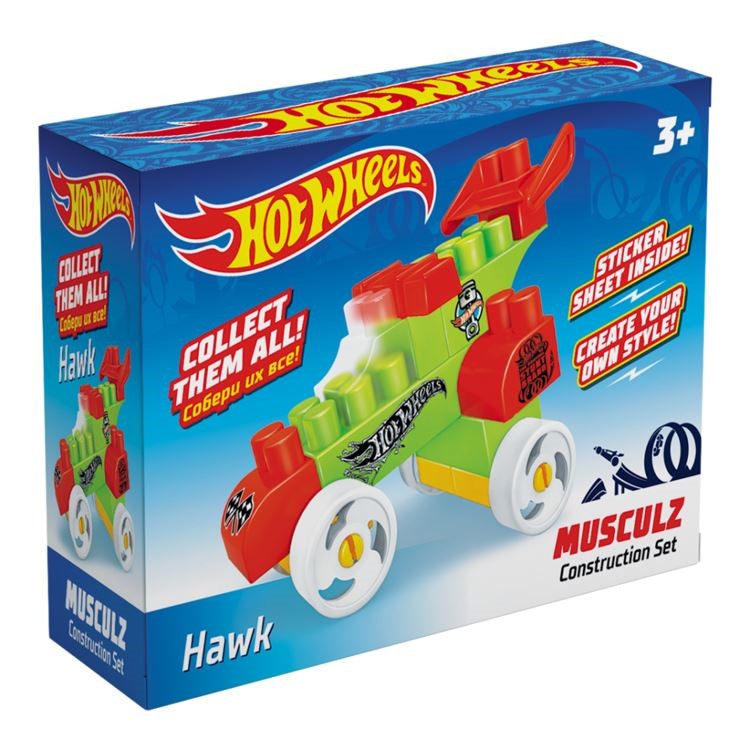 Детский развивающий конструктор Bauer Hot Wheels Серия Musculz Hawk