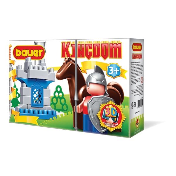 Детская развивающая игрушка конструктор Bauer Королевство