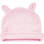 Шапочка для новорожденных с ушками BabyJem Pink