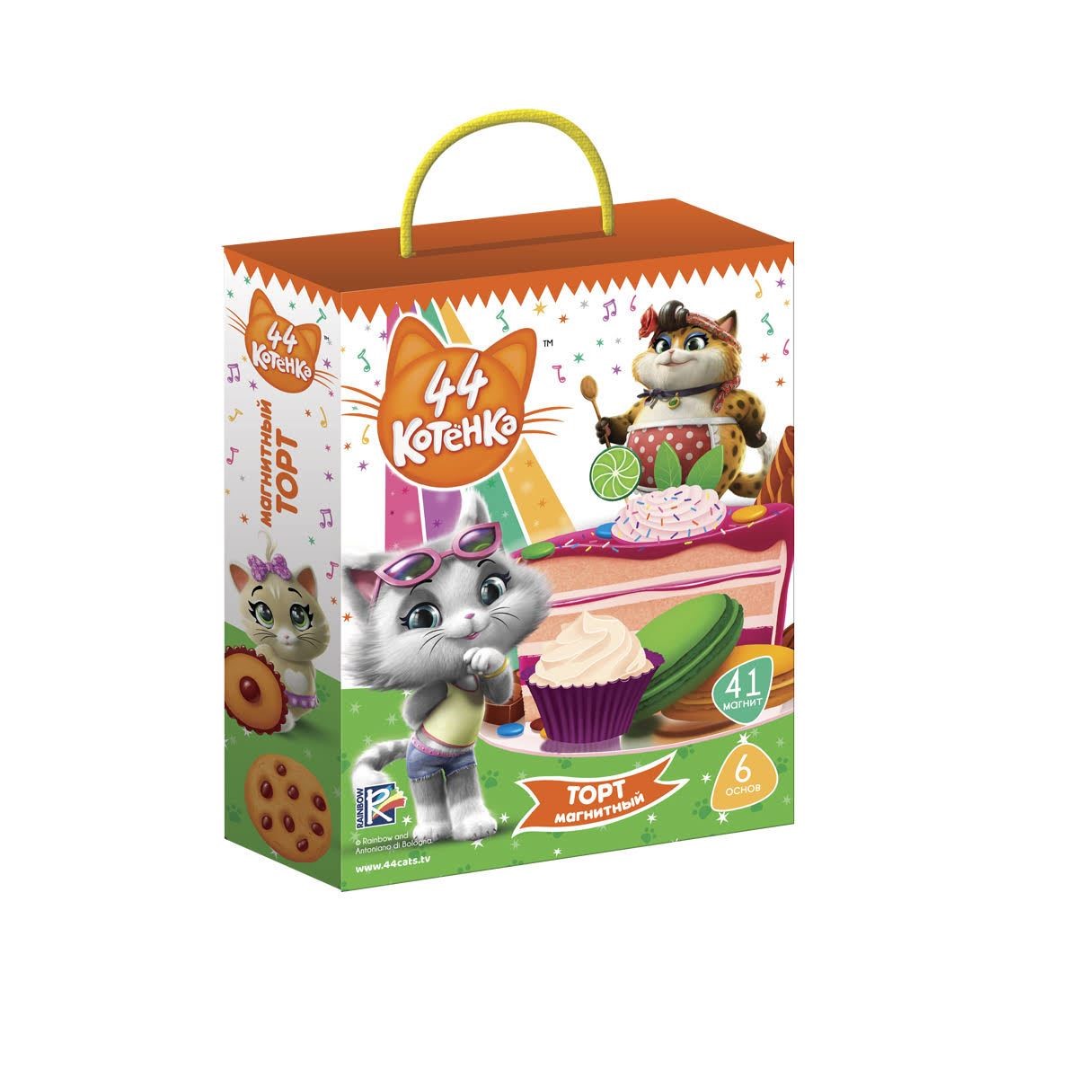 Joc magnetic Vladi Toys Torta 44 Pisoi