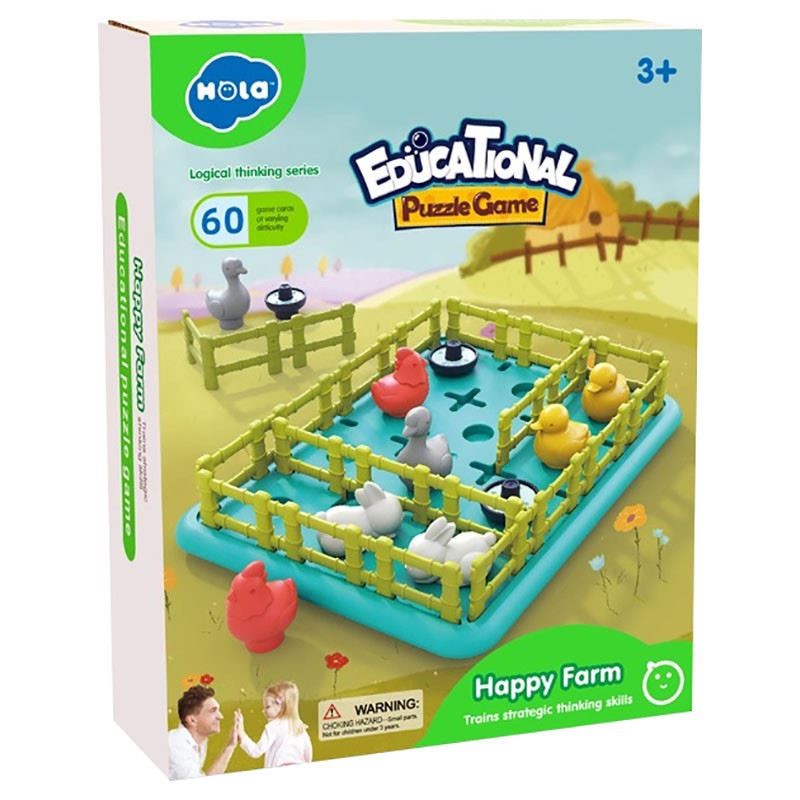 Joc de masa Hola Toys Ferma Vesela