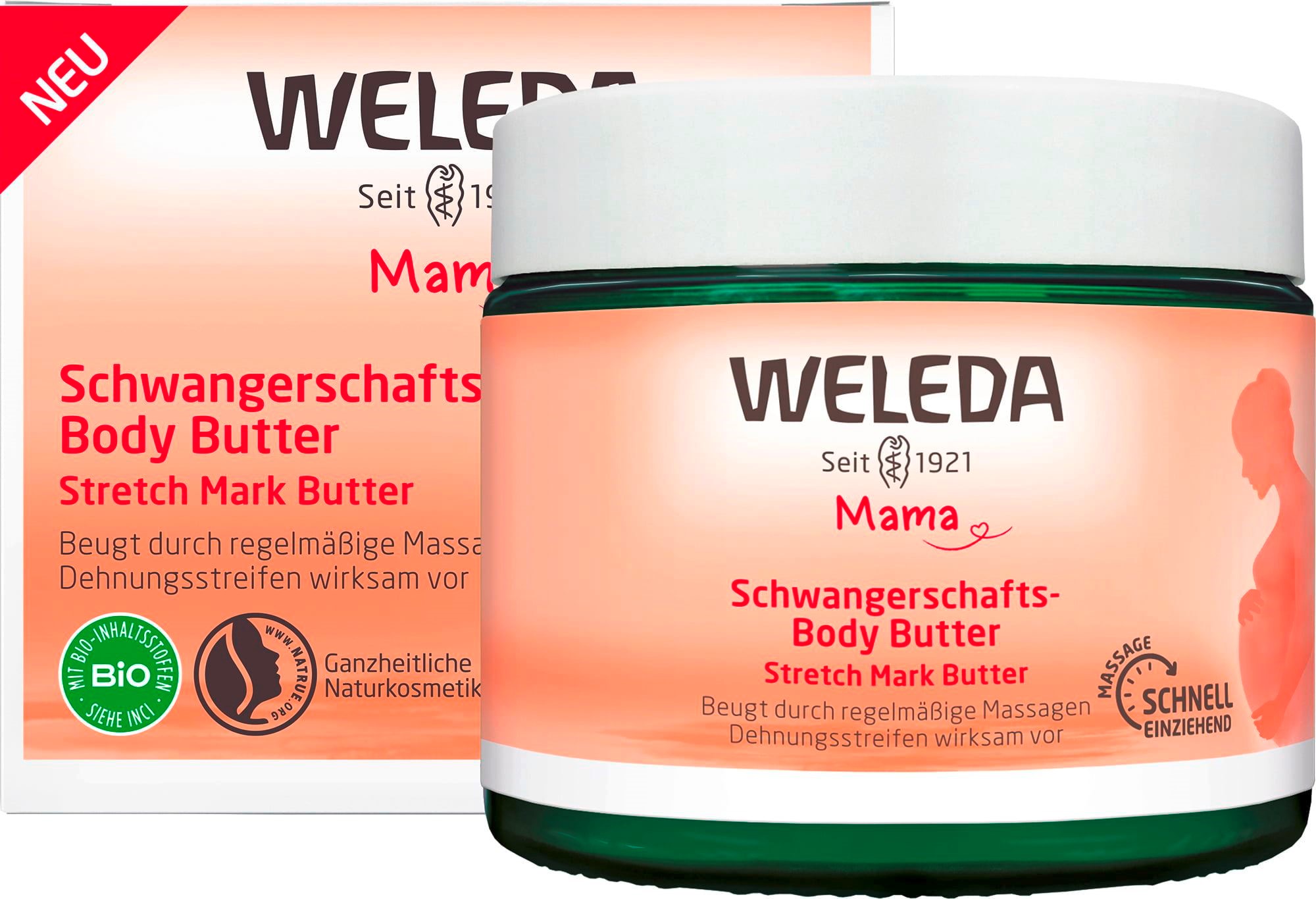 Масло для тела от растяжек Weleda Mama, 150 мл