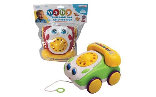Игрушечный телефон Unika Toys с колесиками