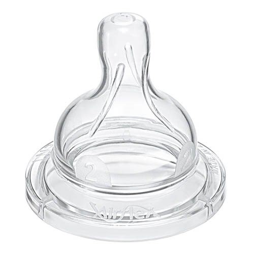 Tetine din silicon Philips AVENT Classic, 6 marimi, 2 buc.