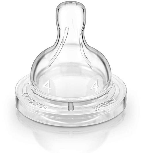 Tetine din silicon Philips AVENT Classic, 6 marimi, 2 buc.